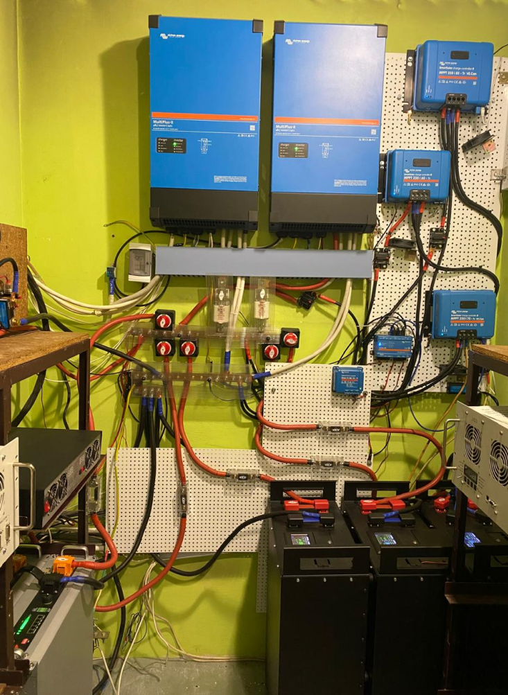 Система безперебійного живлення Victron у приватному будинку Харківська область