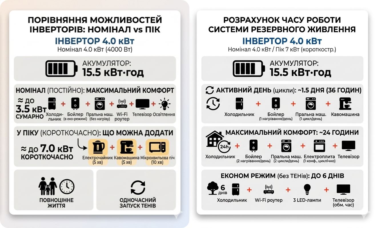 Розрахунок часу роботи